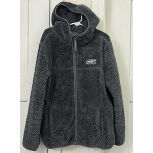 Eddie Bauer Fleece Zip Up Gray - Kids Size Small